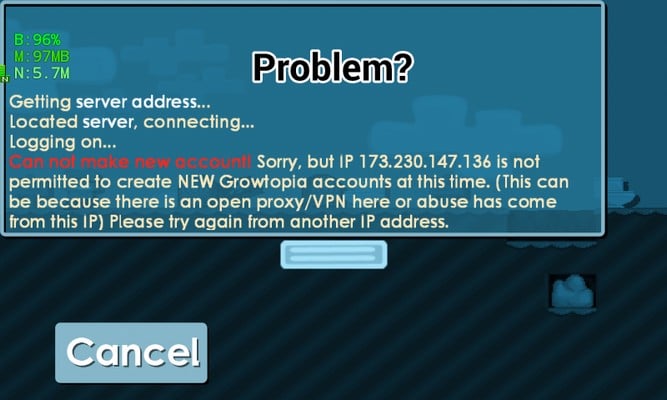 Solusi Growtopia Too Many Accounts Created From This Ip Address