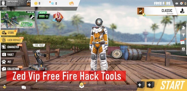 Zed Vip FF Hack Tools Akun Free Fire Gratis