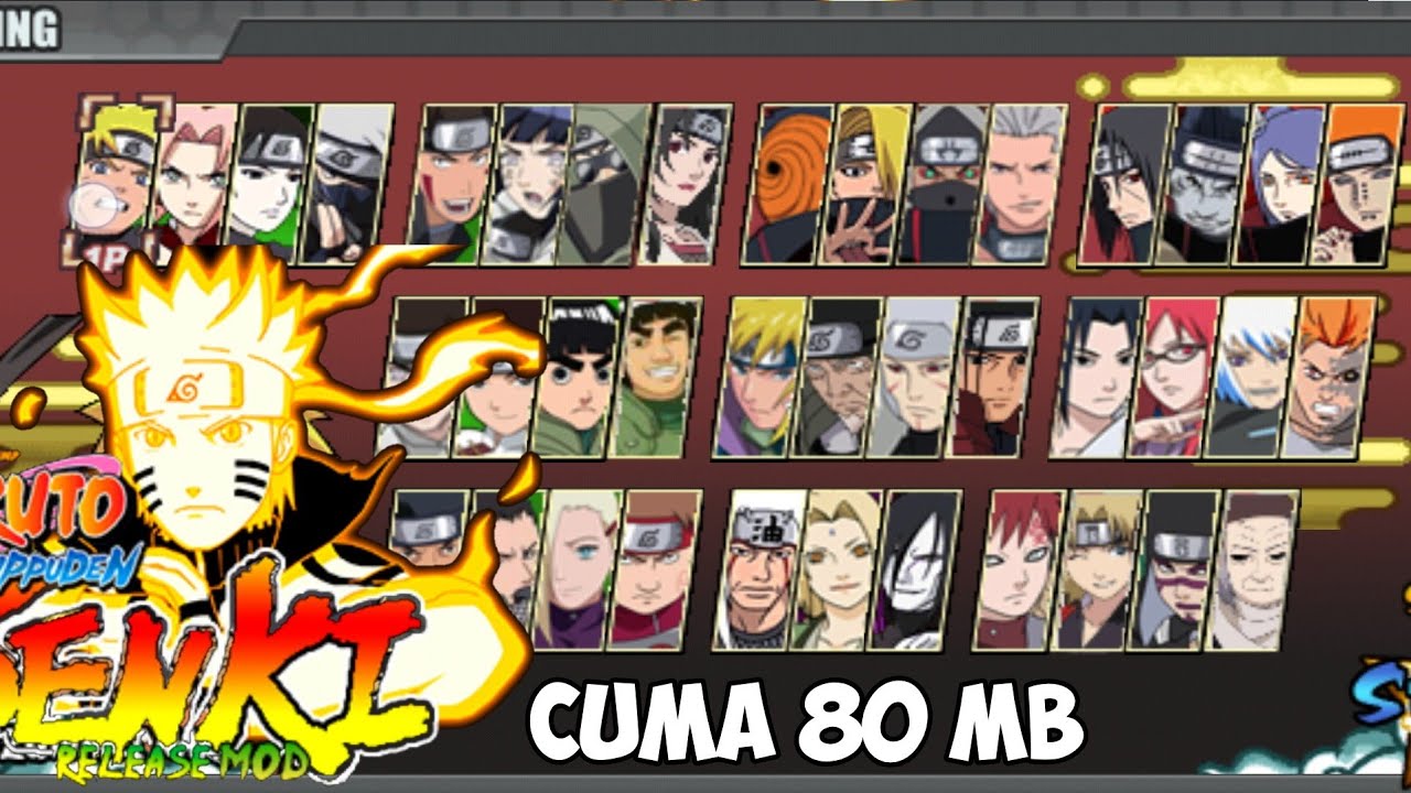 Naruto Senki Mod Apk Full Character Skill Cooldown Terbaru 2022